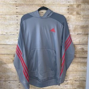 Adidas sweatshirt size xl hoodie grey